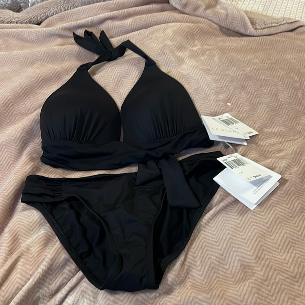 La Blanca Ladies Black Bikini bottoms, BNWT
